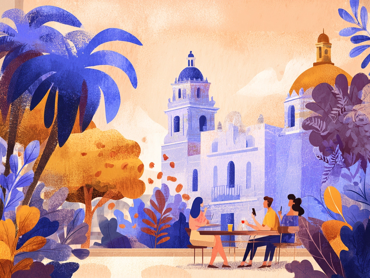 Ambiente relajado y cálido representando Guadalajara