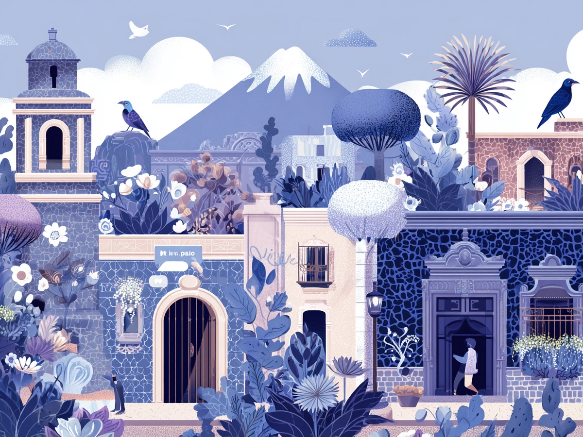 Ambiente tranquilo y acogedor representando Puebla